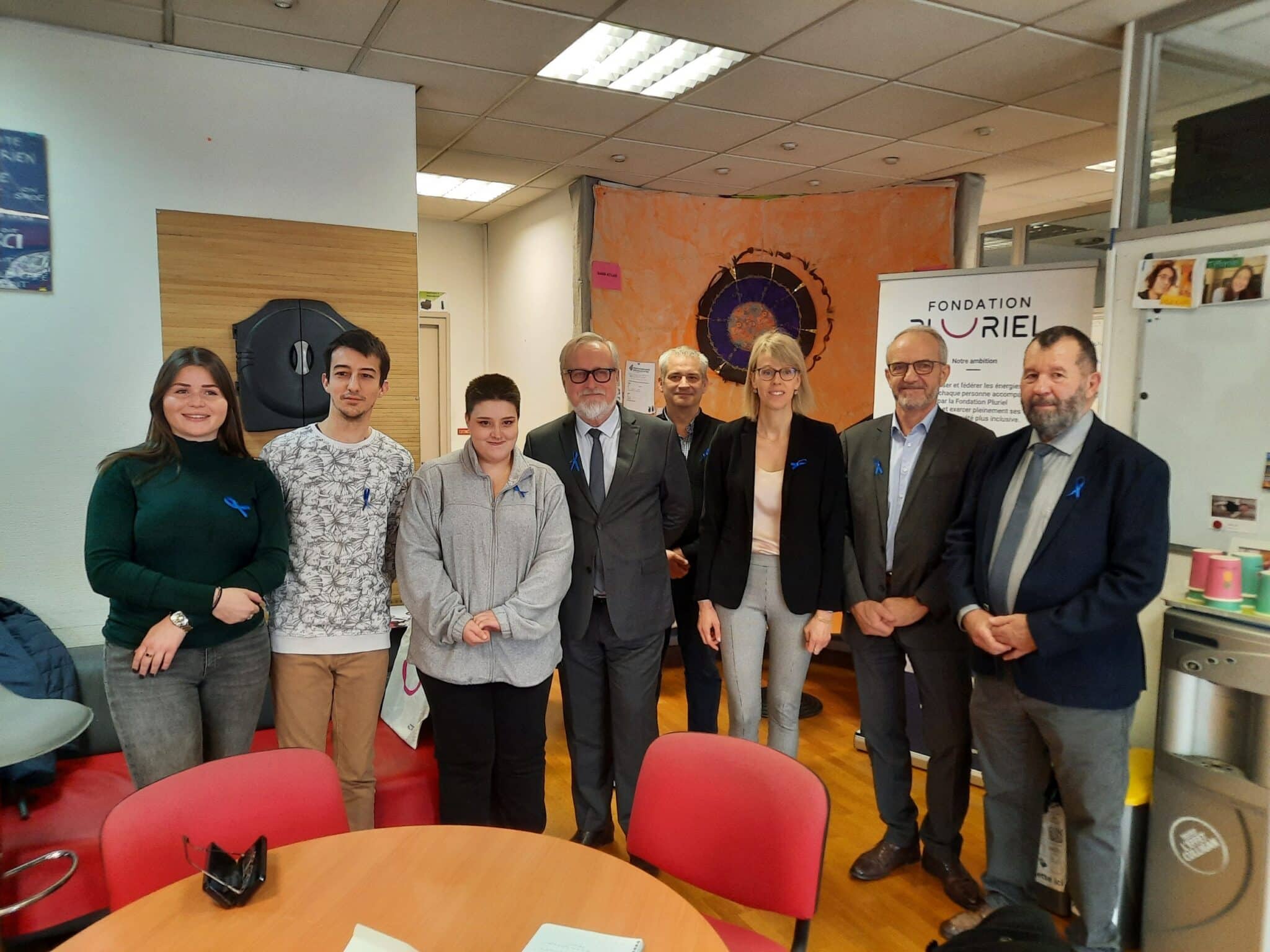 Visite du GEM par le Préfet et l'ARS Fondation Pluriel
